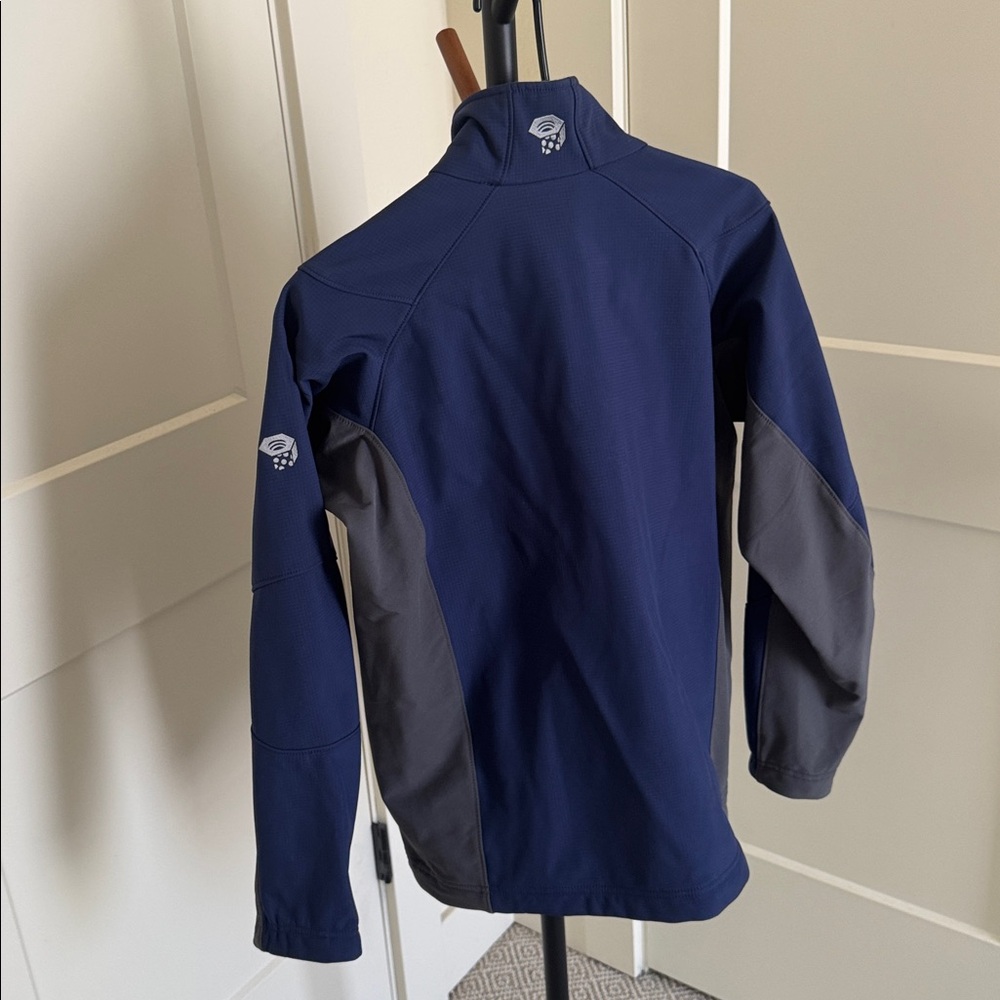 Mountain Hardwear AirShield Elite Softshell Jacket, Navy, Size - Men S - Picture 4 of 5